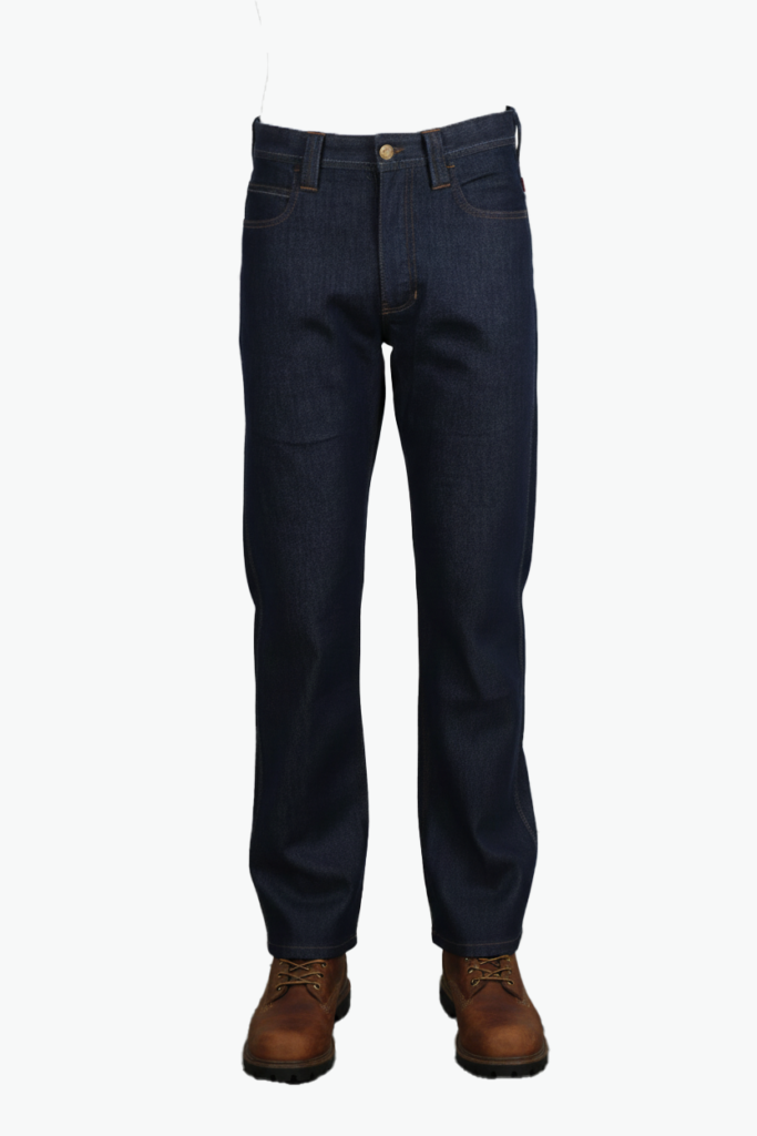 Premium Flame-Resistant Work Jeans – Dark Indigo Denim