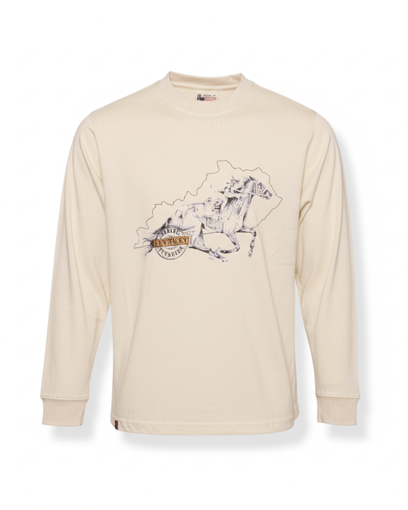 Men’s Jockey Heavyweight Long Sleeve T-Shirt – 100% Cotton Workwear Crew Neck