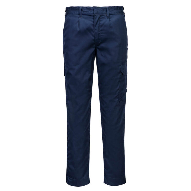 Portwest FR421 Flame Resistant Work Pants in Navy, front view