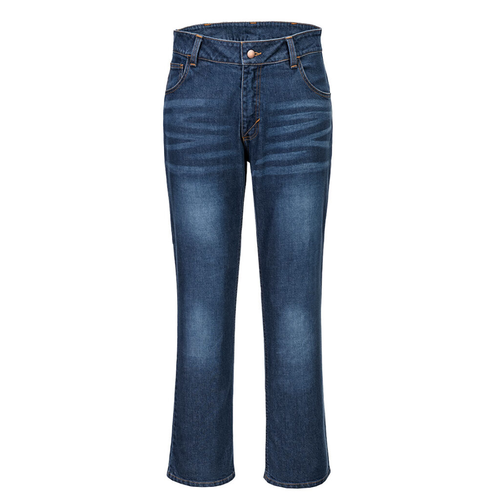 Portwest FR428 Women's Flame Resistant Jeans in Indigo, front view
