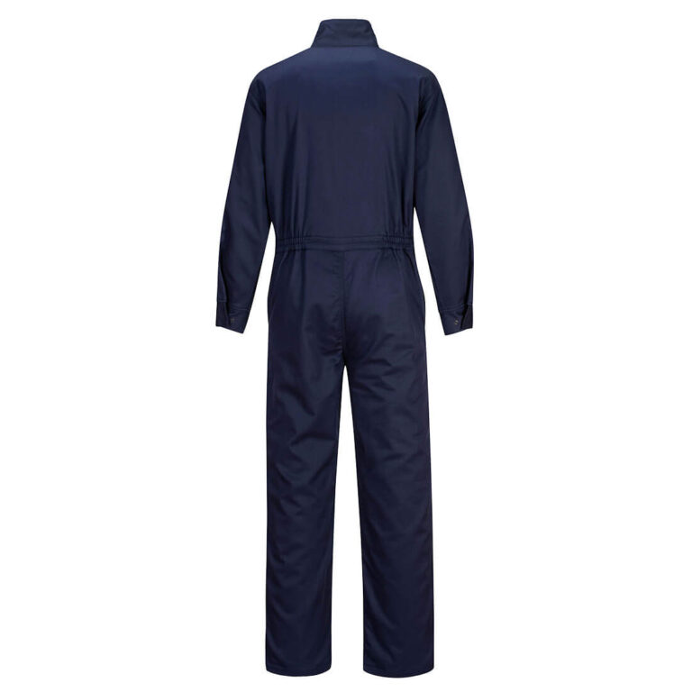Portwest FR505 Arc Rated Flame Resistant Coverall in Navy, back view