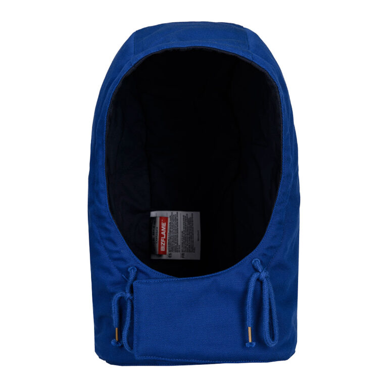 Portwest FR901 Insulated Flame Resistant Winter Hood in Royal Blue, front view
