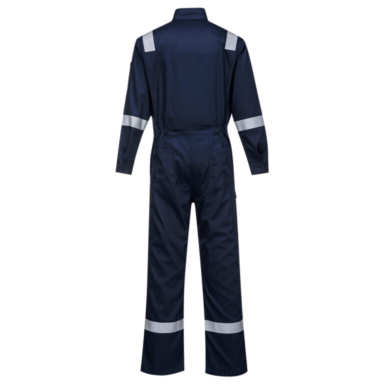 Portwest FR94 Lightweight Flame Resistant Coverall in Navy, back view