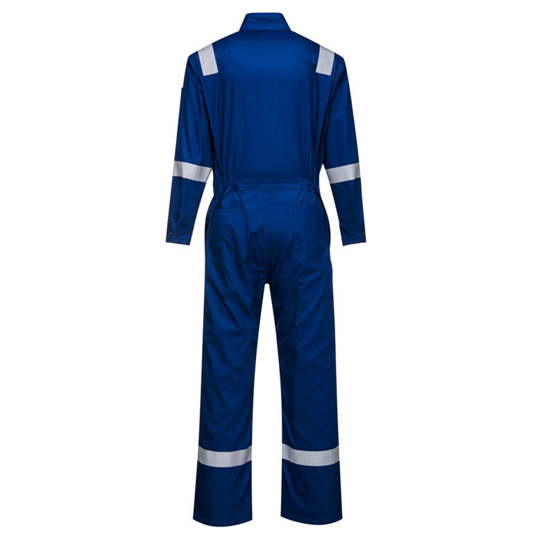 Portwest FR94 Lightweight Flame Resistant Coverall in Royal Blue, back view