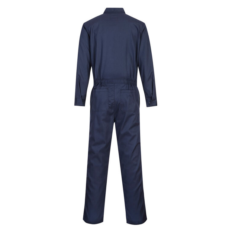Portwest UFR87 Classic Flame Resistant Coverall in Navy, back view