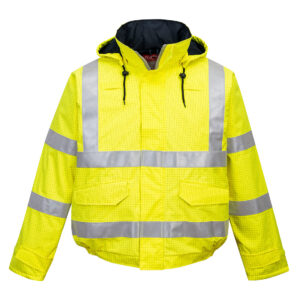 Hi-Vis Anti-static Insulated FR Bomber Jacket Portwest US773